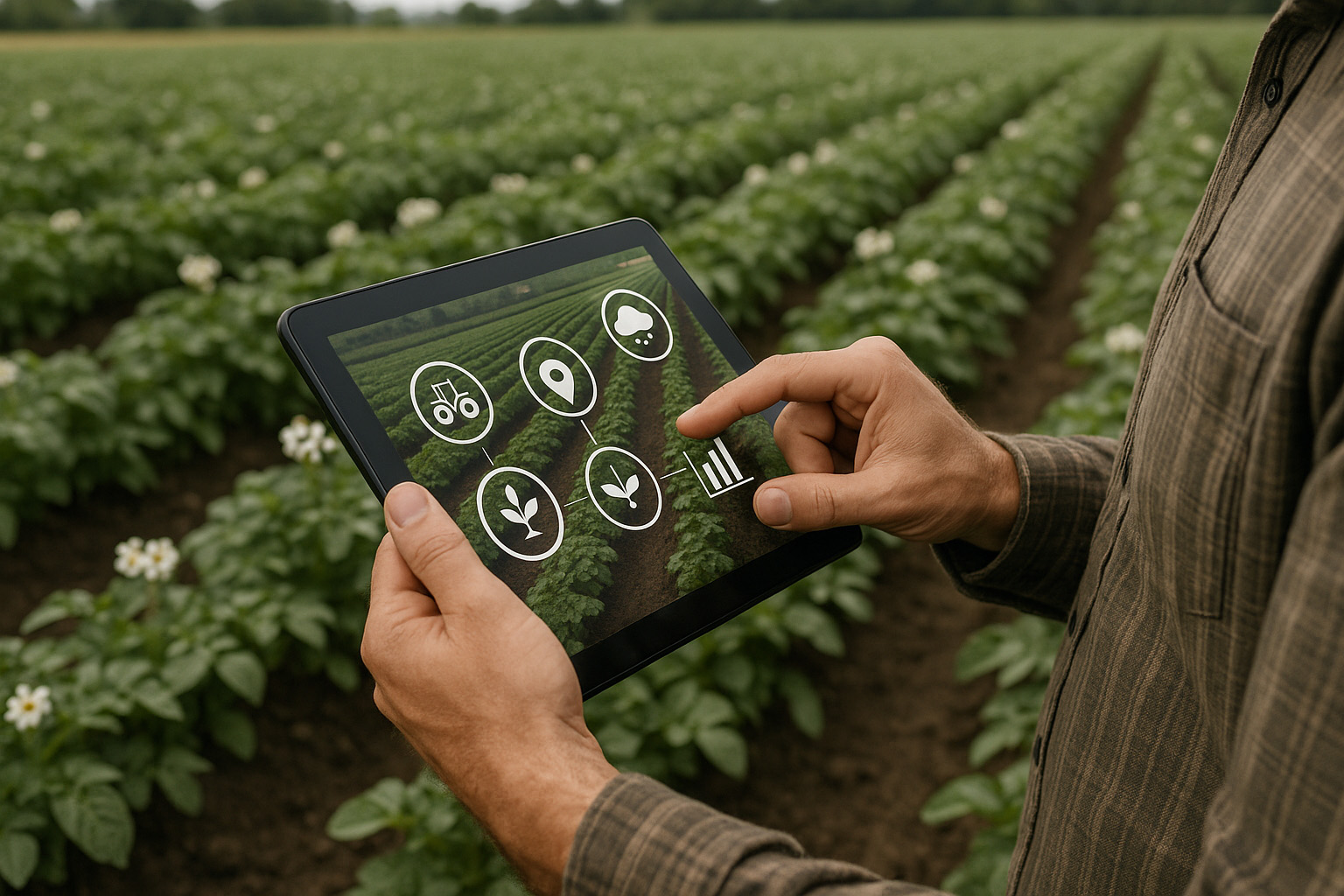 Control de aplicaciones agrícolas